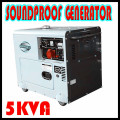 5kw 5kVA diesel gerador portátil silencioso mini gerador